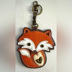 Chala Foxy Key Fob/Coin Purse Faux Leather